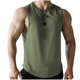 thumbnail image 1 of Chaleco deportivo sin mangas para hombre - Camiseta de fitness de malla transpirable - Poliéster - Entrenamiento de baloncesto - Todas las estaciones - M-XXXXL, 1 of 4