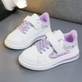 thumbnail image 7 of BOBOGOJP Girls Shoes Little Kids Toddler Sneaker with Hook and Loop Casual Party School Dream Color Shoes Purple for 13, 7 of 7