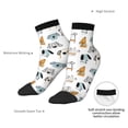 thumbnail image 4 of Goofa Puppy Pattern Non Slip Socks with Grips for Elderly, Crew Socks Yoga Hospital Socks Cushioned Sole Gripper Socks for Men Women, 4 of 5