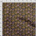 thumbnail image 4 of oneOone Viscose Jersey Light Brown Fabric Skull Quilting Supplies Print Sewing Fabric By The Yard 60 Inch Wide, 4 of 5
