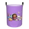 thumbnail image 2 of Gab-bys Dollhouse Cats Laundry Basket Collapsible Cakey Mercat Clothes Toy Hamper Storage Bin, 2 of 9