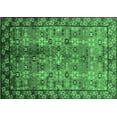 thumbnail image 1 of Ahgly Company Indoor Rectangle Oriental Emerald Green Industrial Area Rugs, 2' x 4', 1 of 4