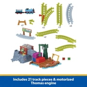 Thomas & Friends Cranky’s Dockside Delivery Train Set from Fisher-Price with Motorized Thomas Engine