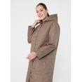 thumbnail image 2 of Beige - Fully Lined - Plus Size Overcoat - Alia, 2 of 5