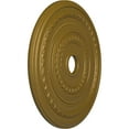 thumbnail image 3 of Ekena Millwork 25 3/8"OD x 3 3/8"ID x 1 3/8"P Cole Ceiling Medallion (Fits Canopies up to 9 1/8"), Hand-Painted Gold, 3 of 7
