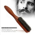 thumbnail image 6 of Men's Natural Wood Beard Comb and Brush Set for Grooming Styling, 6 of 6