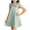 Dresses-A42Green, variant on Little Girl's 3D Flower Strap Dress Sleeveless A-Line Shift Tank Frock for Spring Summer Beach Trip and Casual Holiday