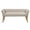 Taupe Multi, variant on Gracie Mills Greta Solid Wood Accent Bench with Upholstered Seat and Back - GRACE-9582