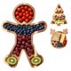thumbnail image 1 of Juego de tabla de quesos | Tabla de servicio de comida cocinada de madera dura premium | Juego de 3 piezas con cuchillos de acero inoxidable | Impermeable | Embalaje de regalos | Utensilios de, 1 of 8