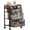 Black, variant on Rolling Utility Cart with 3 Drawers, Craft Organizer and Storage with DIY Divider, Lockable Wheels, Multi-Functional Storage for Art Supplies, Store for Brushes & Paints & Small Parts