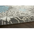 thumbnail image 6 of Nourison Passion Floral Charcoal/Blue 2'2" x 10' Area Rug, (2x10), 6 of 7