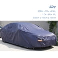 thumbnail image 3 of Heavy Duty Waterproof Car Cover 17ft, Blue, PEVA, 3 of 5