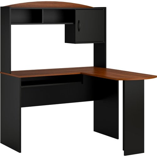 Ameriwood Home L-Shaped Desk with Hutch, Multiple Colors