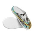 thumbnail image 3 of Kdxio Husky With Dreamcatcher Women's Men's Slippers Plush Slip-On House Slipper for Winter Indoor Soft Cushion Non-slip Fluffy Slides Slippers-13, 3 of 7