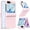 Pink, variant on Designed for Z Flip 5 Case with Hinge Protection, Samsung Flip 5 Case,Slim and Thin Full Protective Shockproof Phone Cover Case for Galaxy Z Flip 5 5G(2023)- Dark Green