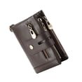 thumbnail image 1 of Cartera para hombre Sonducket de cuero multifuncional color café, 1 of 6