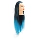 thumbnail image 1 of Cabeza de peinado, cabeza de maniquí de pelo, cabeza de práctica de cabello colorida, cabeza de maniquí de peluquería, la mejor de su clase, 1 of 9