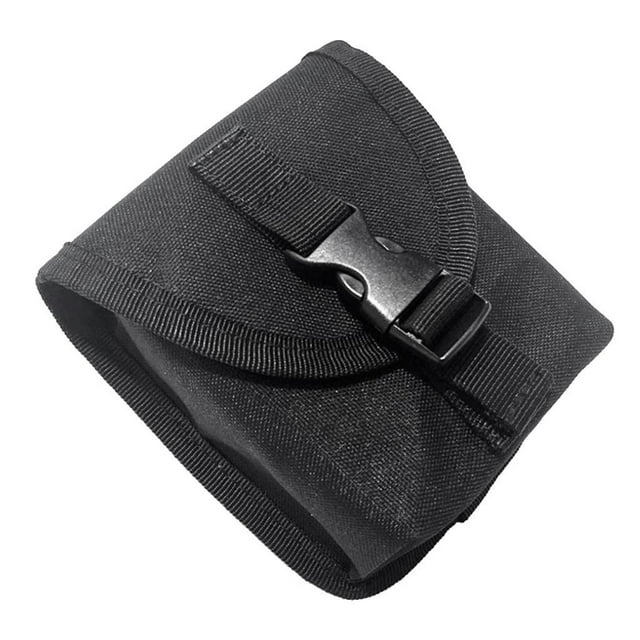 Almencla Scuba Diving Weight Belt Pocket Outdoor Portable Pouch with Quick Release Buckle Black