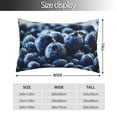 thumbnail image 4 of Disketp Pillow Covers Blueberry Pattern Throw Pillow Case Cushion Covers,Cushion For Bedroom,Couch,Home-14"X20", 4 of 9
