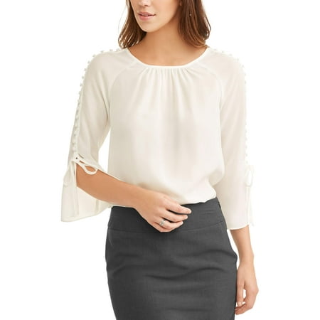 Lifestyle Attitudes Women's Tie Sleeve Top
