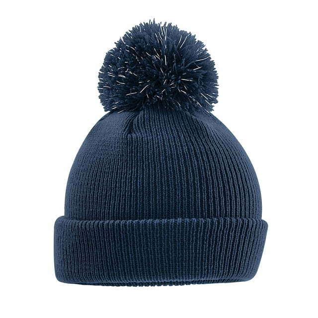 Beechfield - Gorro Beanie Reflectante para Niños/Niñas (Marino French)