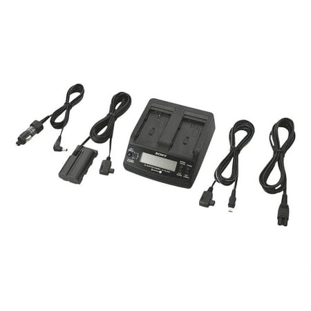 UPC: 0027242809185 | Sony AC-VQ1051D – Battery charger / power adapter + car power adapter (DC jack) – for Handycam FDR-AX1 AX1E HDR-AX2000 FX1000; NP-F570 F770 F970