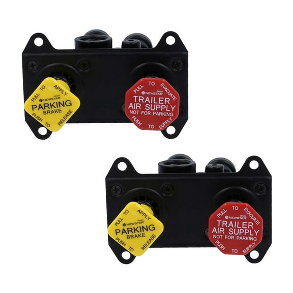 2 Pack Trailer Parking Brake, MV3 Control Valve for Multiple International, Freightliner, Kenworth & Volvo Truck Replaces 800516, Bendix 065157 106331, Freightliner BW 800516
