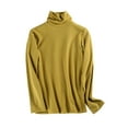 thumbnail image 3 of Chemise Thermique en Polaire à Col Montant Double Face pour Femmes, Couche de Base Chaude à Manches Longues Extensible, 3 of 4