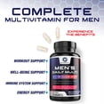 thumbnail image 4 of Multivitamin for Men - Vitamin A, C, D, E, Zinc, Calcium, Multivitamins for Immune Health Support, Vitamin B12, Men’s Daily Multivitamin Supplement Capsules, Non-GMO Mens Multi Vitamins - 60 Capsules, 4 of 6