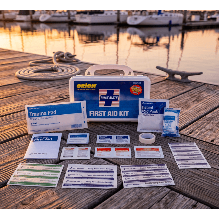 Orion Marine Boat Mate First Aid Kit - Resistant Floating Case