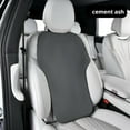 thumbnail image 6 of Car Seat Leg Rest Cushion, PVC+Synthetic Fiber, Memory Foam, Ventilation Holes, Long Drive Comfort, 6 of 9