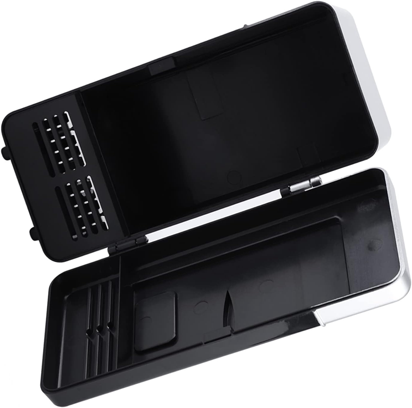 LED  USB Refrigerator Portable Cooler &  for Car Office Home Black
