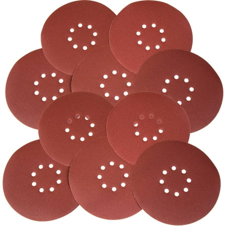 WEN Drywall Sander 60-Grit Hook And Loop 9-Inch Sandpaper, Pack Of 10