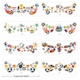 thumbnail image 2 of Football Party Face Stickers for Game Day Celebrations and Sports Themed Events, 2 of 5