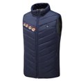 thumbnail image 4 of Lovskoo Women's and Men's Heated Jacket Vest Sleeveless Christmas Plus Size Heated Coat with 9 Heating Zones Winter Heating Coat Quilted Jacket Blue, 4 of 7