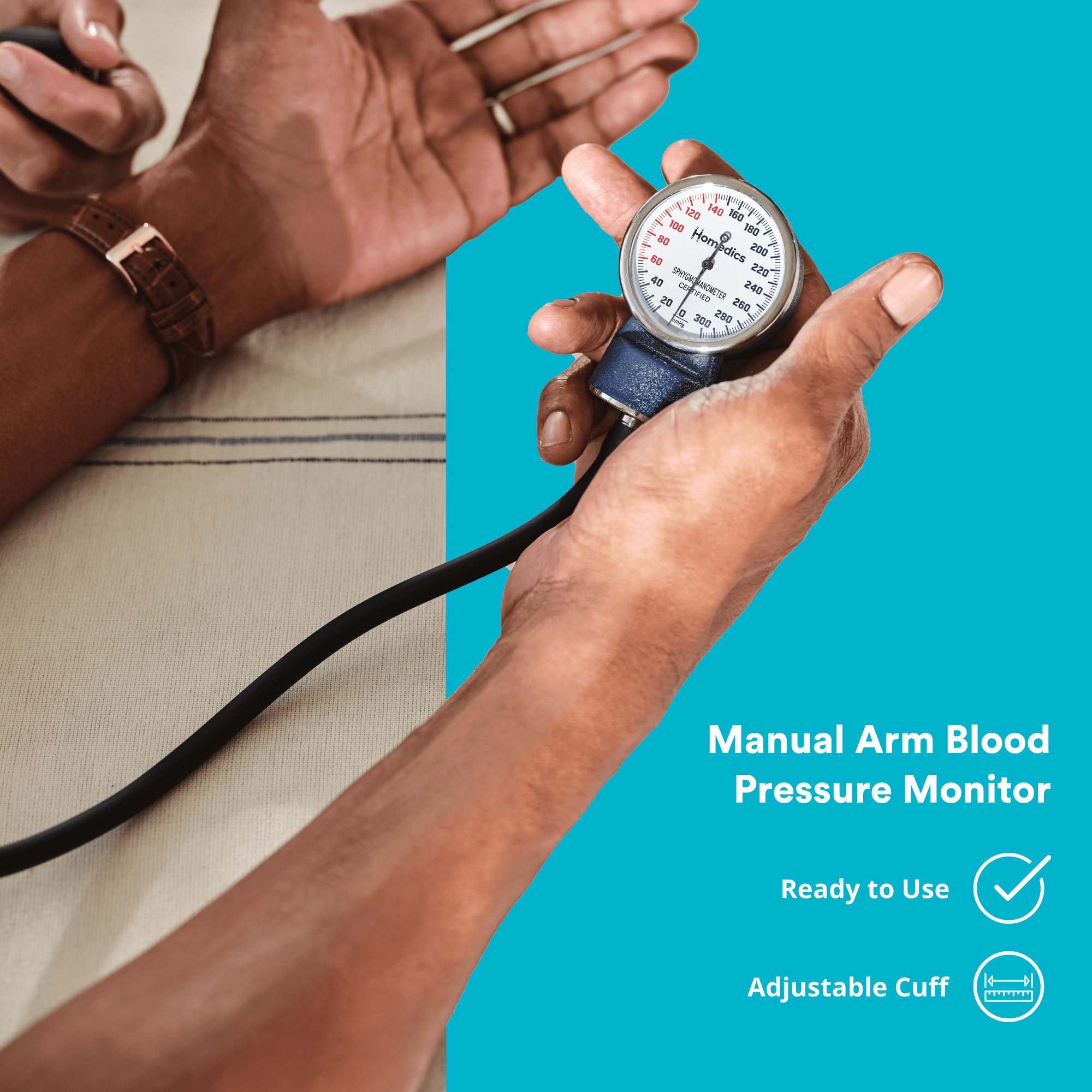 Homedics XL Upper Arm Cuff, Ultra Soft Replacement for Homedics Blood Pressure Monitors, Size: XL, 17 inch - 22 inch