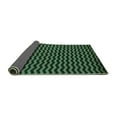 thumbnail image 2 of Ahgly Company Indoor Rectangle Abstract Turquoise Blue Modern Area Rugs, 2' x 3', 2 of 4