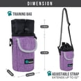 thumbnail image 6 of PetAmi Premium Dog Training Pouch with Poop Bag Dispenser, Purple, 7.5 x 5.5 x 4.5 inches Capacity, 6 of 7