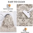thumbnail image 4 of MJIAexp 8x10 Vintage Area Rugs Machine Washable Rug with Rubber Backing Stain Resistant Rugs Anti Slip Living Room Rug, Bedroom Rug, Home Decor Beige, 4 of 8