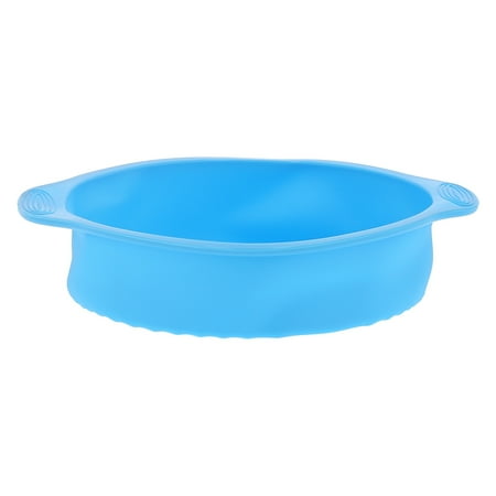 

Round Cake Pan Baking Pan Easy To Use Non-stick Material For Home Kitchen Blue