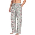 thumbnail image 3 of Kdxio Fairy Floral Print Men's Sleep Pajama Pant Lounge Pants with Pockets, 3 of 8