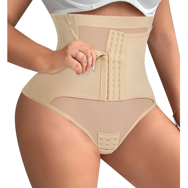 TITAKING High Waisted Tummy Control Shapewear Girdles for Women Body Slimming Skin Color