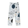 thumbnail image 4 of Xecao Cartoon Planets Men's Straight Lounge Pajama Pants: The Ultimate in Comfortable Sleepwear, 4 of 9