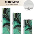 thumbnail image 4 of Green Gray Yellow Marble Pattern Kitchen Rugs Sets Of 3,Kitchen Runner Rugs Non Skid Washable,Decorative Kitchen Floor Mats for Kitchen,Sink,Laundry,17"x30"+ 17"x47" + 17"x59", 4 of 6