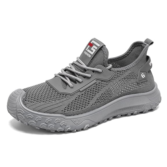 YUDAI Men's Slip-On Walking Shoes – Non-Slip, Breathable Mesh Sneakers for Gym, Workout & Everyday Wear