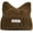 Brown, variant on Women Winter Y2K Cute Cat Ears Hats Slouchy Plush Knitted Beanie Snow Ski Hat Fuzzy Warm Crochet Skull Cap