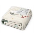 thumbnail image 6 of Vintage Leaves Texture Pattern Throw Blanket,Super Soft Anti-Pilling Flannel Bed Blankets, 60"x50", 6 of 8