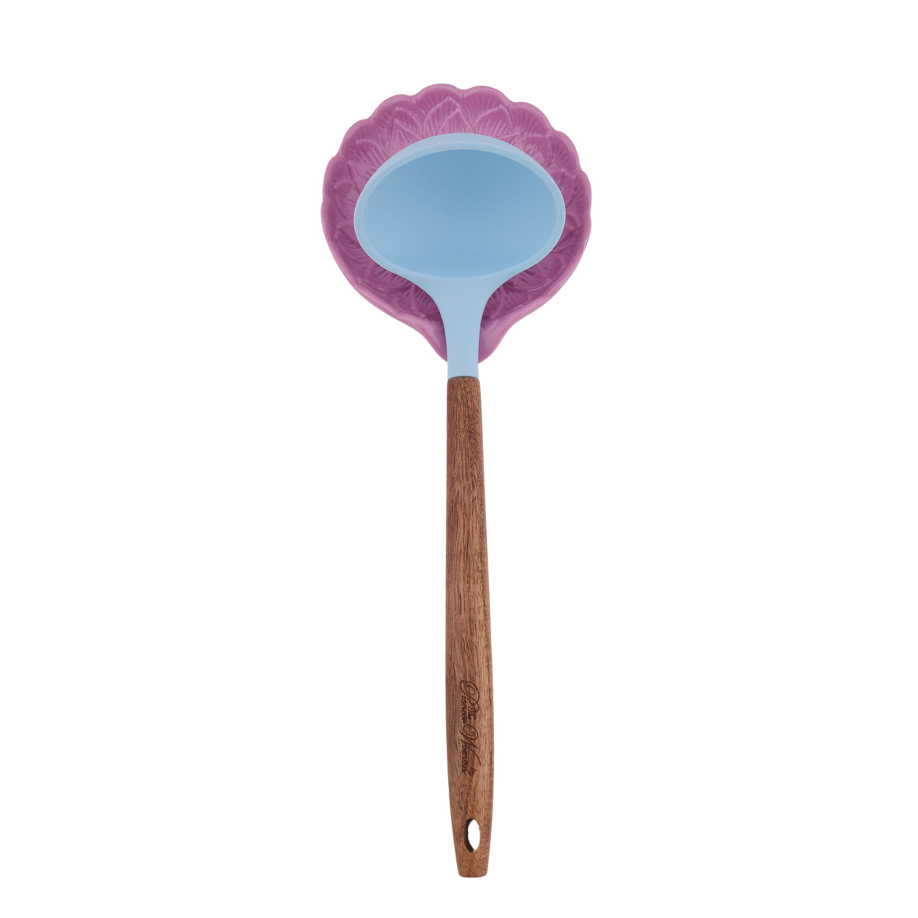 SIX Piece Pioneer Woman Dazzling Dahlias Melamine Spoon Rest + Measuring  Spoons