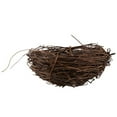 thumbnail image 5 of 2X Handmade Vine Bird Nest Home Nature Craft Holiday for Photo Garden Decor, 5 of 8