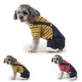 thumbnail image 2 of Pet Dog Clothes Fashion Warm Stripe Pattern Pet Apparel Pet Costume for Dogs, 2 of 9